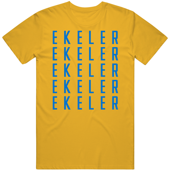 Austin Ekeler X5 Los Angeles Football Fan V2 T Shirt