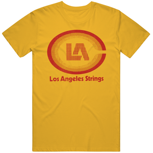 LA Strings Retro Tennis Fan  T Shirt