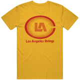 LA Strings Retro Tennis Fan  T Shirt
