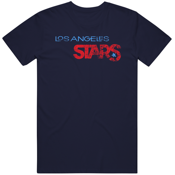 Retro Classic Los Angeles Stars Distressed Basketball Fan T Shirt