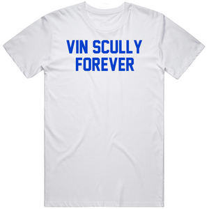 Vin Scully Forever Tribute LA The Voice Baseball Fan T Shirt