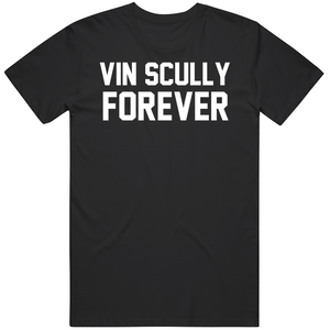 Vin Scully Forever Tribute LA The Voice Baseball Fan v2 T Shirt