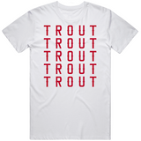 Mike Trout X5 Trout Los Angeles California Baseball Fan V2 T Shirt