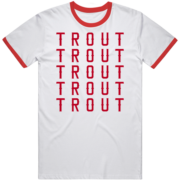 Mike Trout X5 Trout Los Angeles California Baseball Fan V3 T Shirt