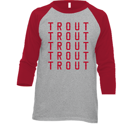 Mike Trout X5 Trout Los Angeles California Baseball Fan V4 T Shirt