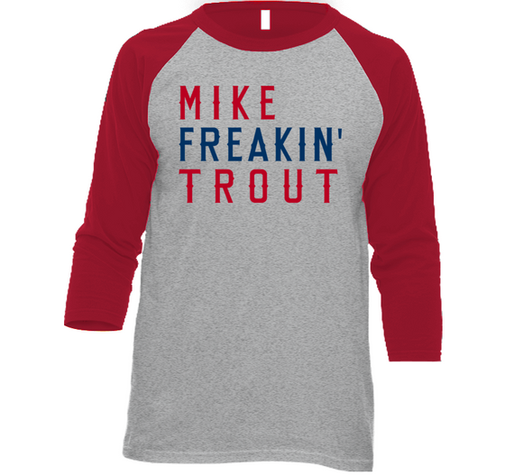 Mike Trout Freakin Los Angeles California Baseball Fan V4 T Shirt