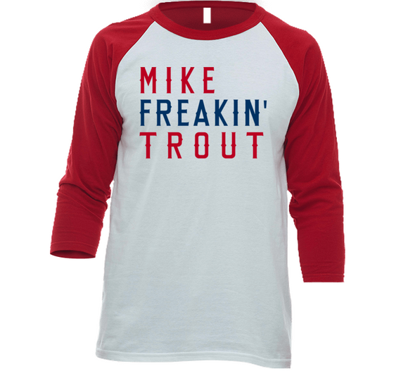 Mike Trout Freakin Los Angeles California Baseball Fan V5 T Shirt
