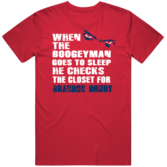 Brandon Drury Boogeyman Los Angeles California Baseball Fan T Shirt
