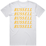 D'Angelo Russell X5 Los Angeles Basketball Fan V3 T Shirt