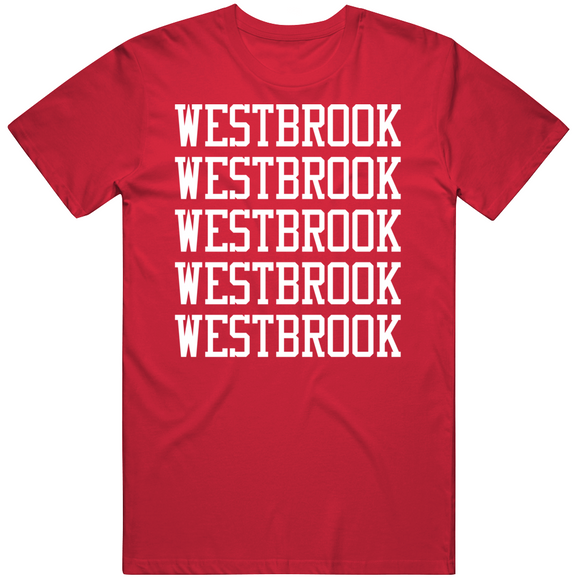 Russell Westbrook X5 Los Angeles Basketball Fan T Shirt