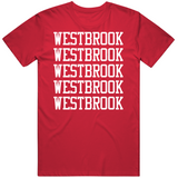 Russell Westbrook X5 Los Angeles Basketball Fan T Shirt