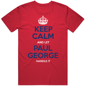 Paul George Keep Calm Los Angeles Basketball Fan T Shirt