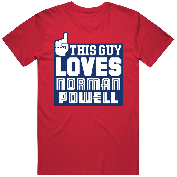 Norman Powell This Guy Loves Los Angeles Basketball Fan T Shirt