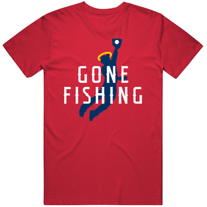 Mike Trout Gone Fishing Los Angeles California Baseball Fan T Shirt