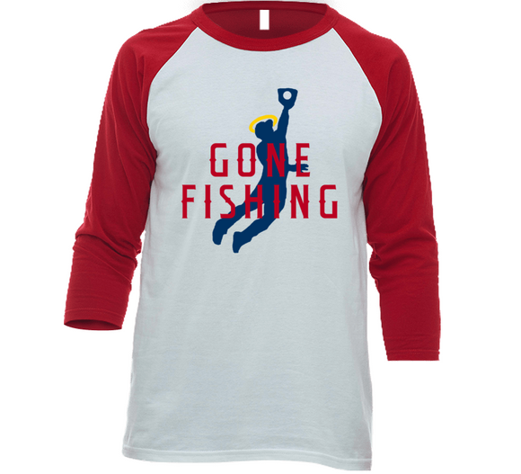 Mike Trout Gone Fishing Los Angeles California Baseball Fan V3 T Shirt