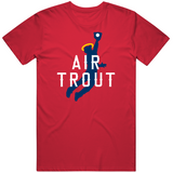 Mike Trout Air Los Angeles California Baseball Fan T Shirt