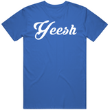 Walker Buehler Yeesh Los Angeles Baseball Fan T Shirt