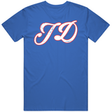 JD Martinez JD Los Angeles Baseball Fan Distressed T Shirt