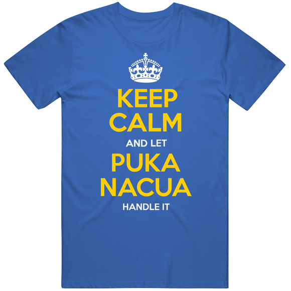 Puka Nacua Keep Calm LA Football Fan T Shirt