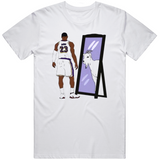 LeBron James Mirror GOAT LA Basketball T Shirt