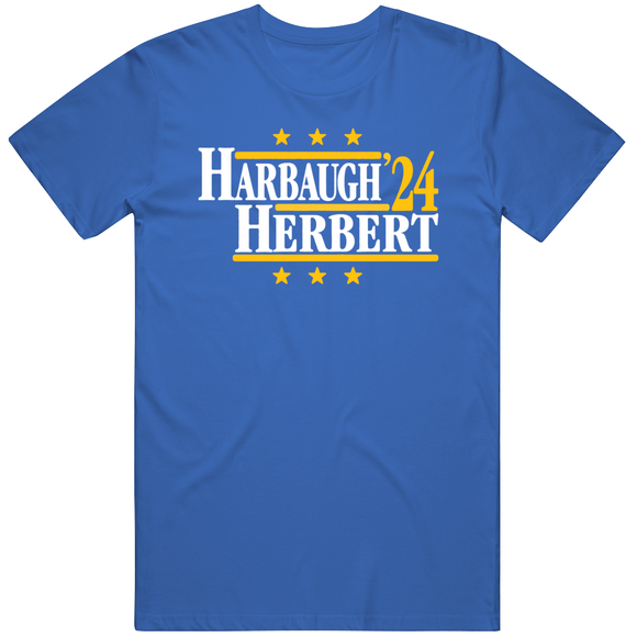 Harbaugh & Herbert '24 Political Campaign Parody T Shirt