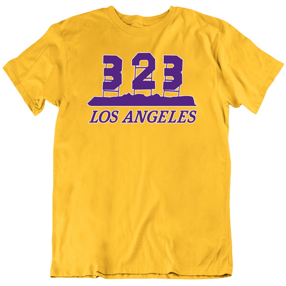 Lebron James Anthony Davis 323 Numbers Area Code La Basketball Fan T Shirt