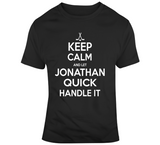 Jonathan Quick Keep Calm Handle It Los Angeles Hockey T Shirt