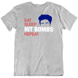 Cody Bellinger Eat Sleep Bombs Los Angeles Baseball Fan T Shirt