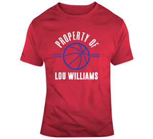 Property Of Lou Williams Los Angeles Basketball Fan T Shirt