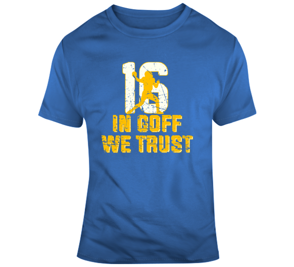 Jared Goff In Goff We Trust Los Angeles Football Fan T Shirt