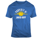 Property Of Jared Goff La Football Fan T Shirt