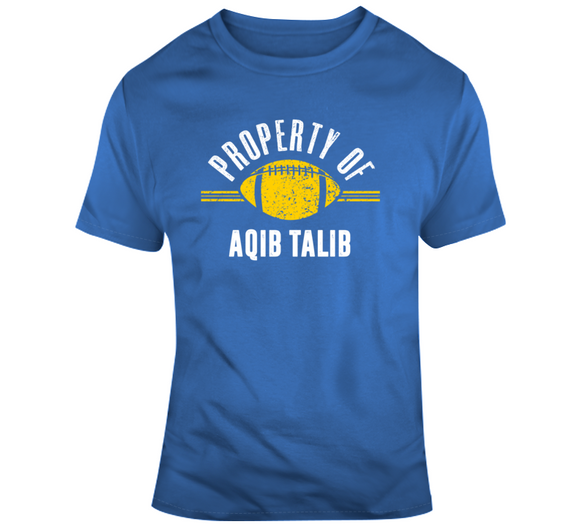 Property Of Aqib Talib La Football Fan T Shirt