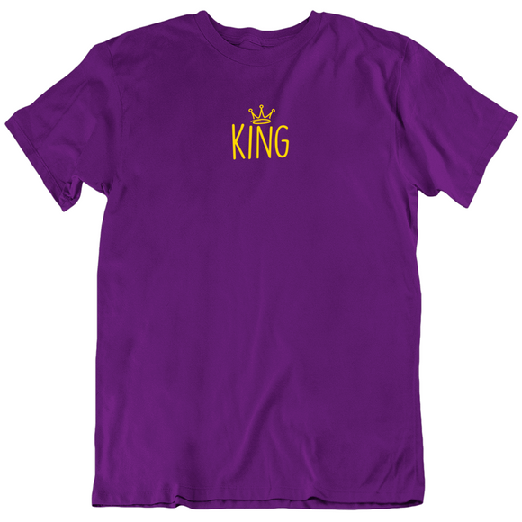 Lebron James King Crown Los Angeles Basketball Fan T Shirt