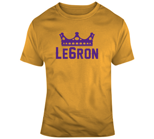 LeBron James King Le6ron La Basketball Fan T Shirt