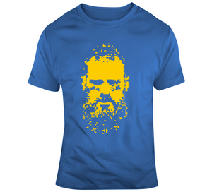 Eric Weddle Silhouette Big Head Los Angeles Football Fan 8 Bit V2 T Shirt