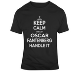 Oscar Fantenberg Keep Calm Handle It Los Angeles Hockey T Shirt