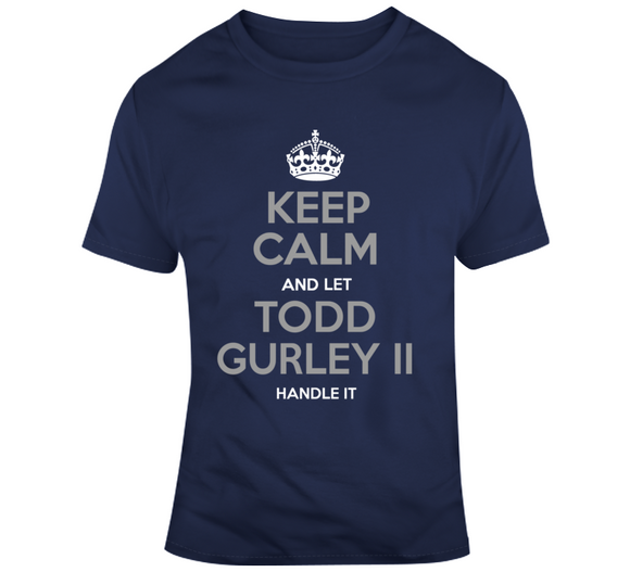 Todd Gurley II Keep Calm La Football Fan T Shirt