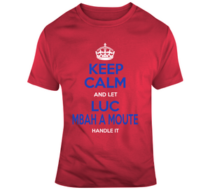 Luc Mbah A Moute Keep Calm Handle It Los Angeles Basketball Fan T Shirt