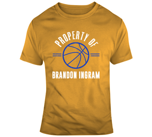 Property Of Brandon Ingram Los Angeles Basketball Fan T Shirt