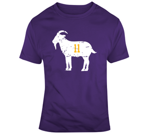 Dustin Brown 11 Goat Distressed Los Angeles Hockey Fan T Shirt