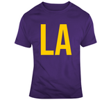 LA Los Angeles Basketball Fan  T Shirt