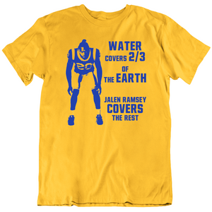Jalen Ramsey Water Covers The Rest La Football Fan V2 T Shirt