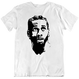 Kawhi Leonard Silhouette Big Face LA Basketball Fan T Shirt