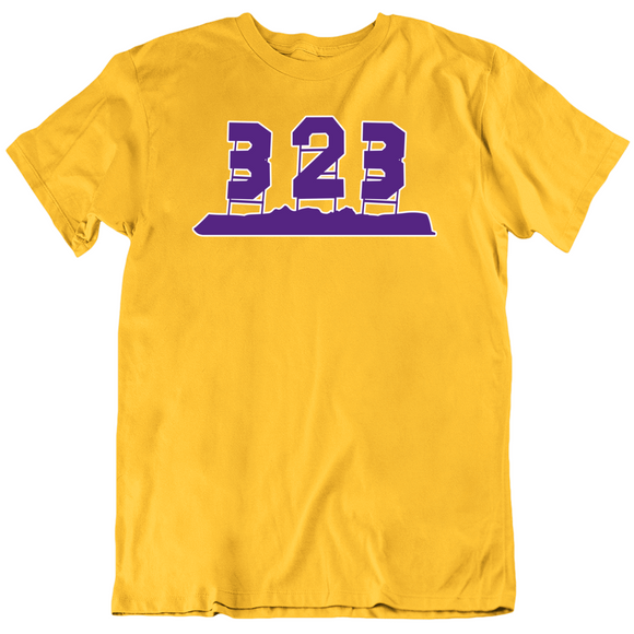 Lebron James Anthony Davis 323 Area Code La Basketball Fan T Shirt