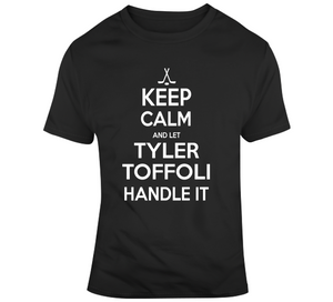 Tyler Toffoli Keep Calm Handle It Los Angeles Hockey T Shirt