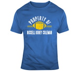 Property Of Nickell Robey Coleman La Football Fan T Shirt