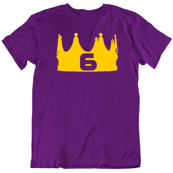 LeBron James 6 Crown La Basketball Fan V3 T Shirt