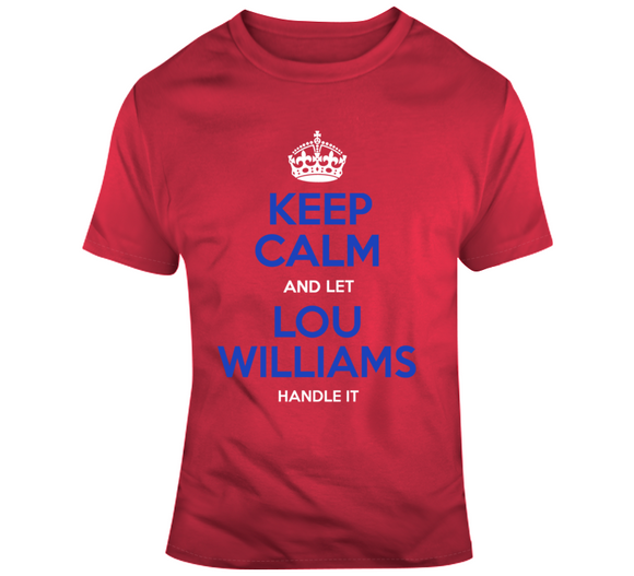 Lou Williams Keep Calm Handle It Los Angeles Basketball Fan T Shirt
