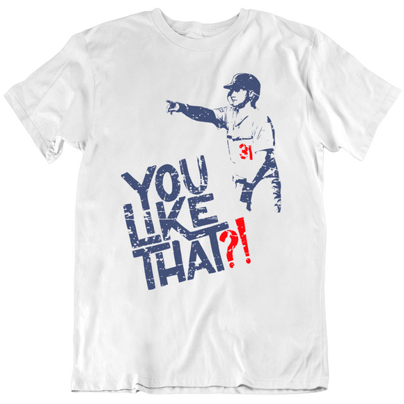 Joc Pederson Los Angeles You Like That Distressed Los Angeles Baseball Fan T Shirt
