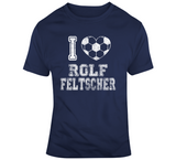 Rolf Feltscher I Heart Los Angeles Soccer T Shirt